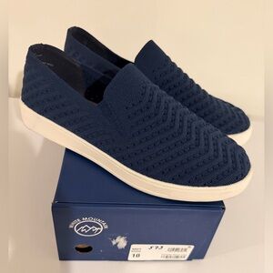 White Mountain Navy Slip-On Women’s Shoes